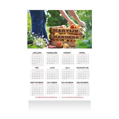 Kalenderposter-A4-wit-personaliseren